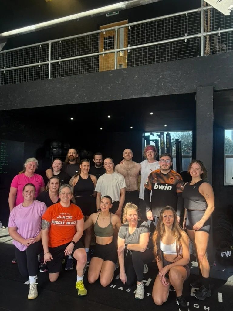 Members together on the training floor